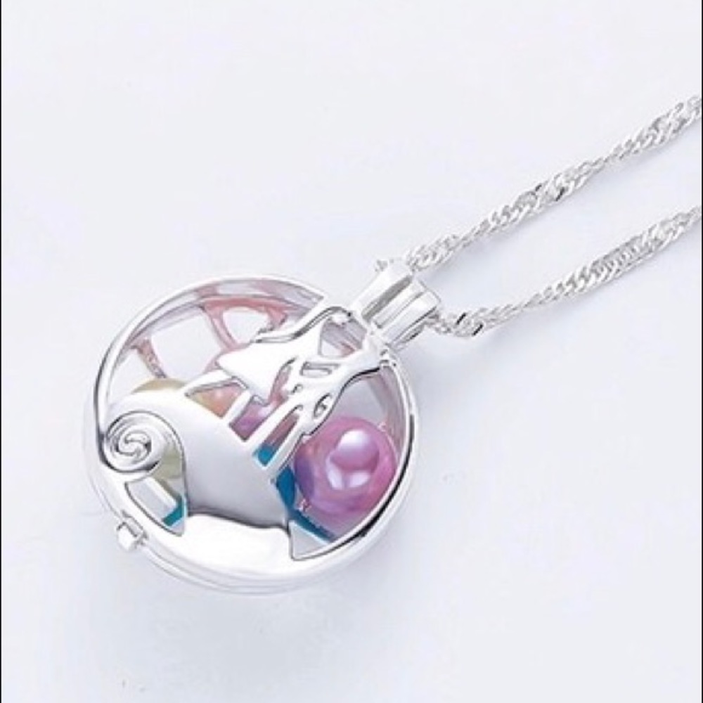 COPY - SALE! Jack & Sally Wish Pearl Cage Charm N…